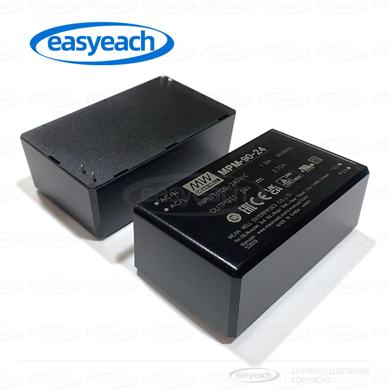 MPM-90-24 Switching Power Supply 90W PCB Installation Power Module 24V AC-DC High Reliable PCB Mount Green Medical Power Module