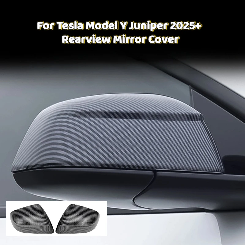 

Крышка зеркала заднего вида из АБС-пластика для Tesla Model Y Juniper 2025+, боковое зеркало заднего вида, декоративная оболочка, внешние автомобильные аксессуары