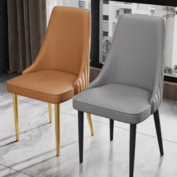 Golden Legs Nordic Dinning Chair Luxury High Back Office Bedroom Dinning Chair Kitchen Lounge Sillas De Comedor Decoration