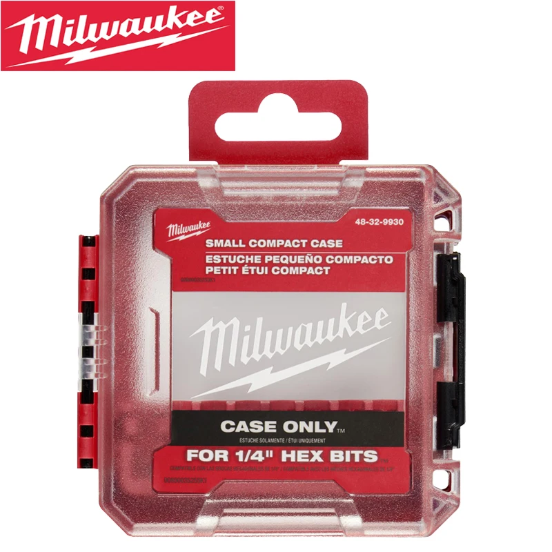 Milwaukee 48-32-9930 PACKOUT Small Compact Case Drill Support For 1/4“ Hex Bits Storage Tool Box Only