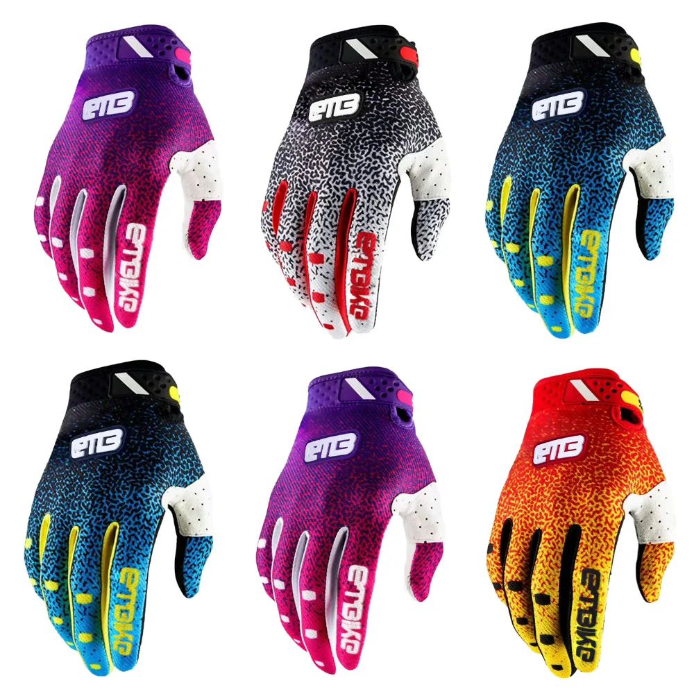 Motorcycle Gloves, Outdoor Sports Off-Road, Downhill MTB DH MX MTB Gloves for Men and Women with Touch Screen Support