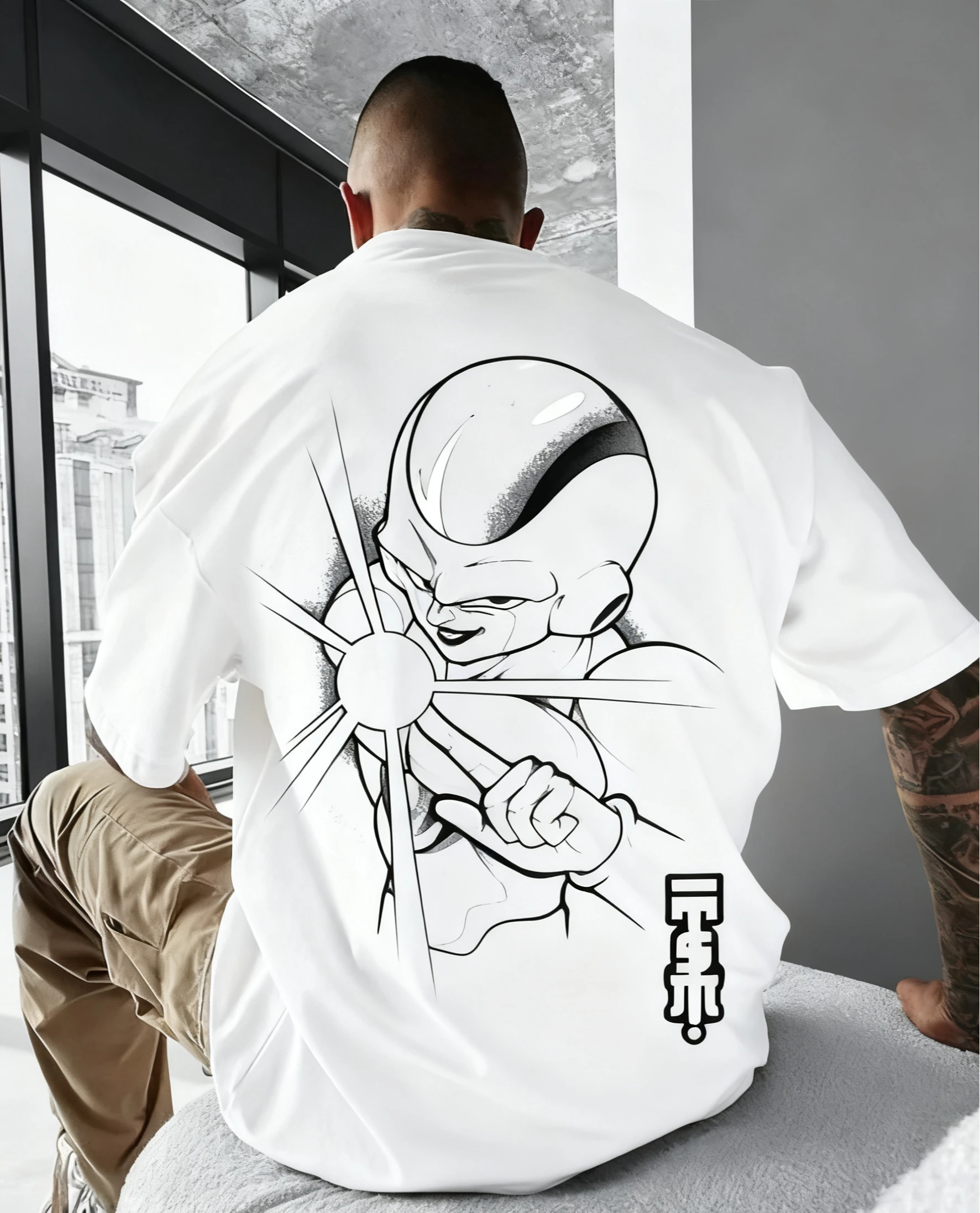 الرجال النساء لعبة دراغون بول فريزا تي شيرت مطبوع ملابس الشارع الشهير ملابس يومية فضفاضة قصيرة الأكمام قمة الموضة أنيمي رسم نمط المحملة