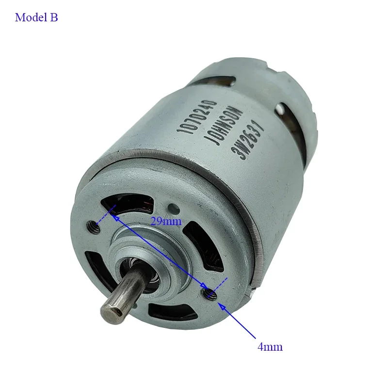 775 motorový stejnosměrný 18V JOHNSON 1070240 70073  stejnosměrný 12V-20V vysoký rychlost energie velký kroutící moment RS-775 motorový DIY elektrický vrtačka sad nářadí pila