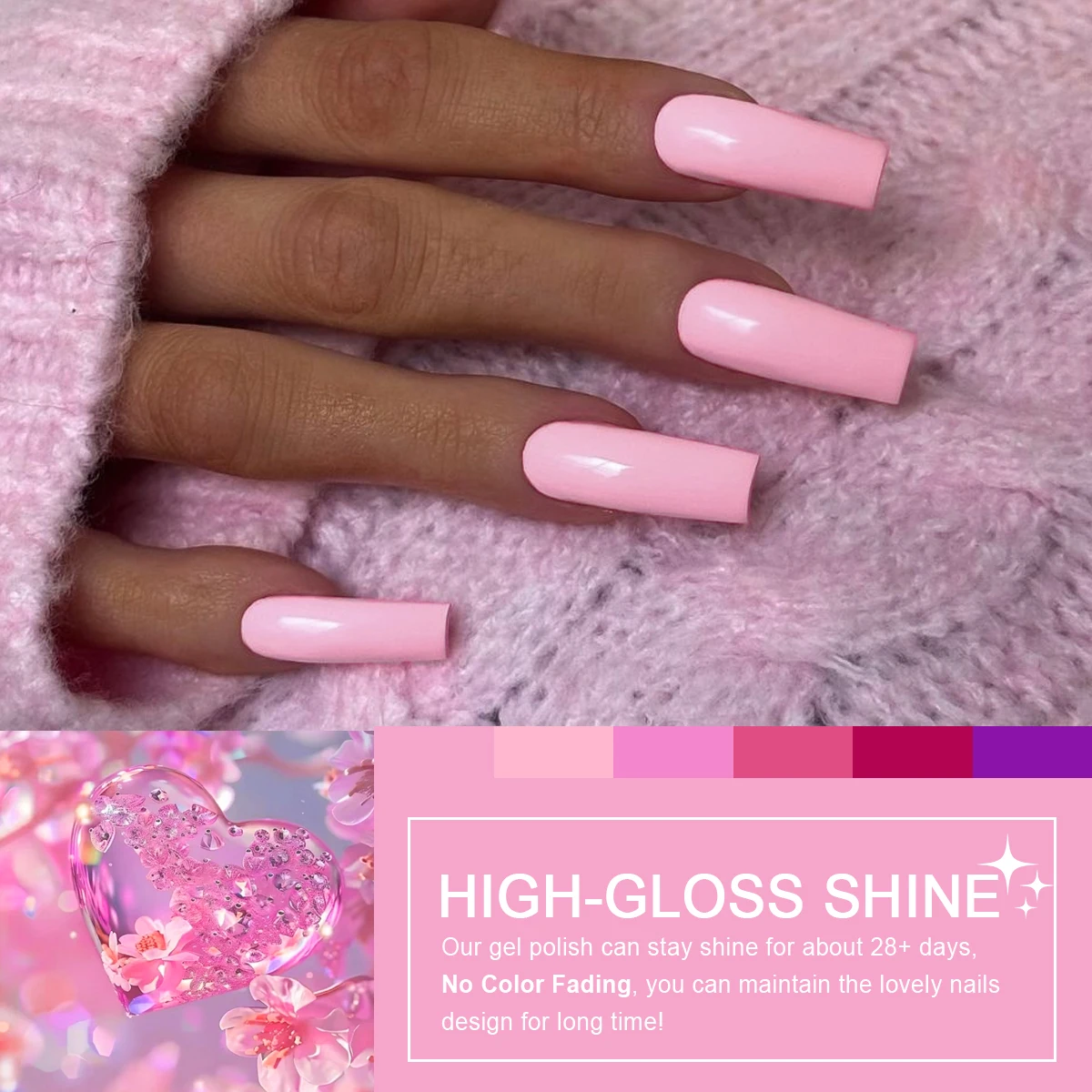 Smalto per unghie gel Heimat Frisch a bottiglia singola: colori popolari autunno/inverno, facile da applicare, ideale per disegni di unghie fai da te. Adatto