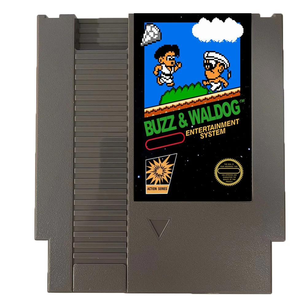 

Classic Game Buzz & Waldog For NES Super Games Multi Cart 72 Pins 8 Bit Game Cartridge,for NES Retro Game Console