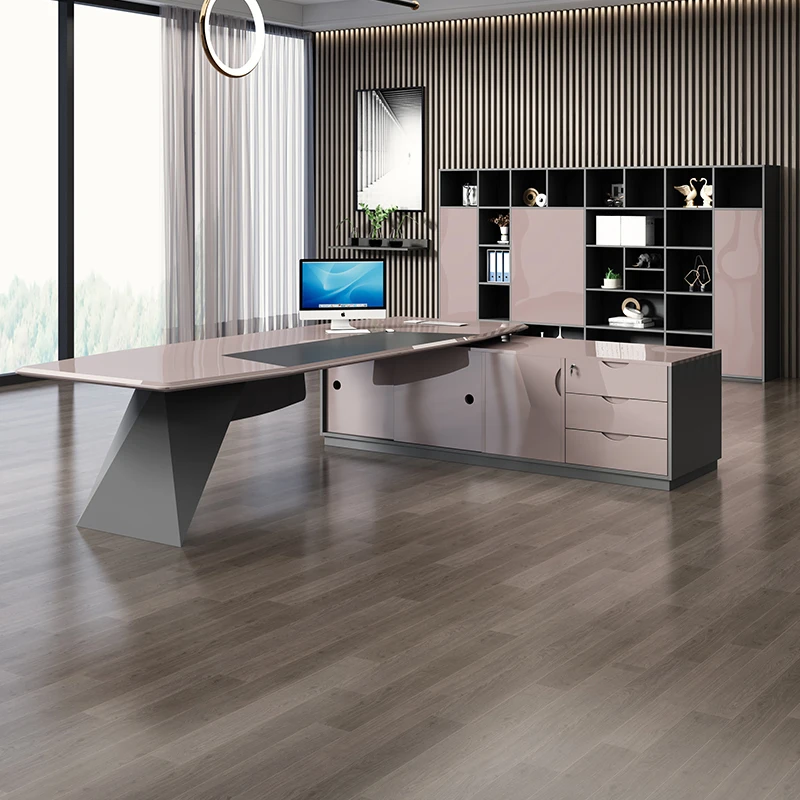 Pink Drawers Office Desks Reception Vanity Keyboard Conference Office Desks Modern European Scrivania Ufficio Lavoro Furnitures