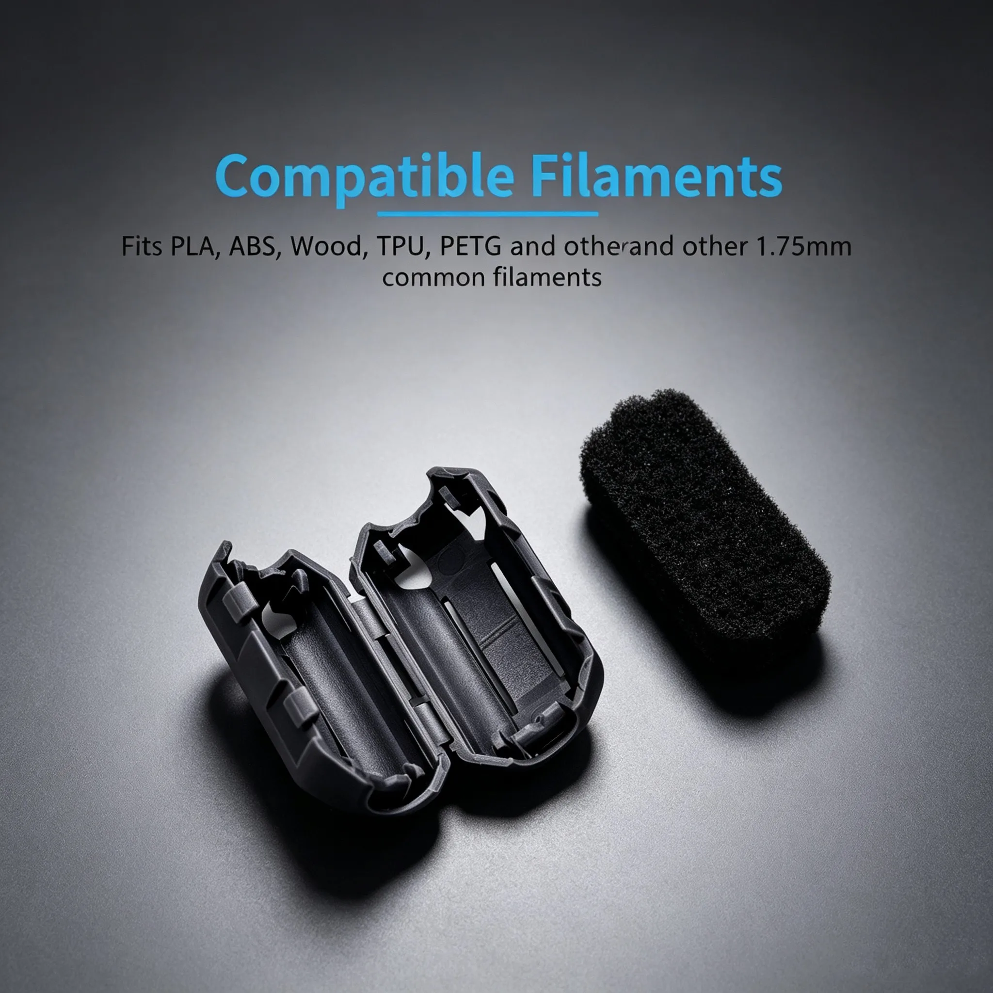 2/5/10 Pack Filament Filters Dust Removal Flame Foam Cleaner Blocks For A6 A8 CR10 Ender 3 PRUSA I3 1.75mm PLA ABS PETG Filament
