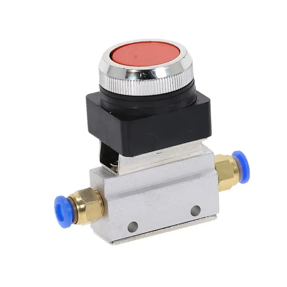 Mechanical valve 1/8" Thread 2 Position 3 Way Green Flat Push Button Momentary Pneumatic Valve MOV-321PP - Image 3