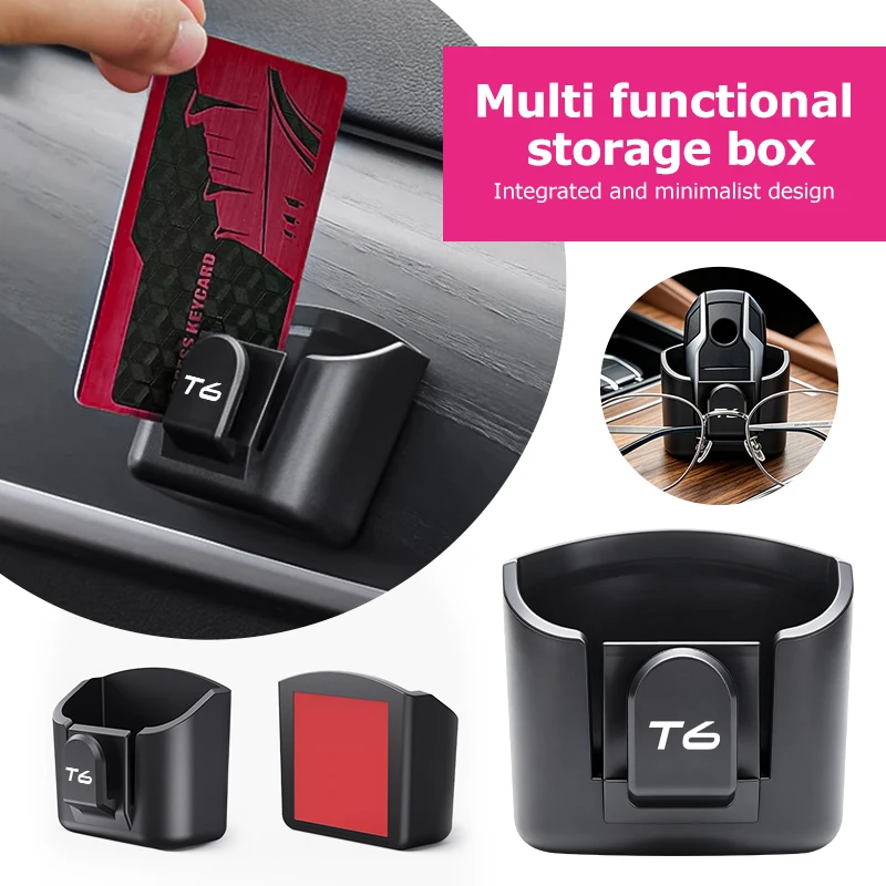 Caja de Almacenamiento de Llaves para el Tablero de Volvo, Caja de Almacenamiento de Llaves para el Interior del Auto, CX40 CX60 CX90 V60 V40 S60 V70 XC70 D2 D3 D4 D5 D6 D7