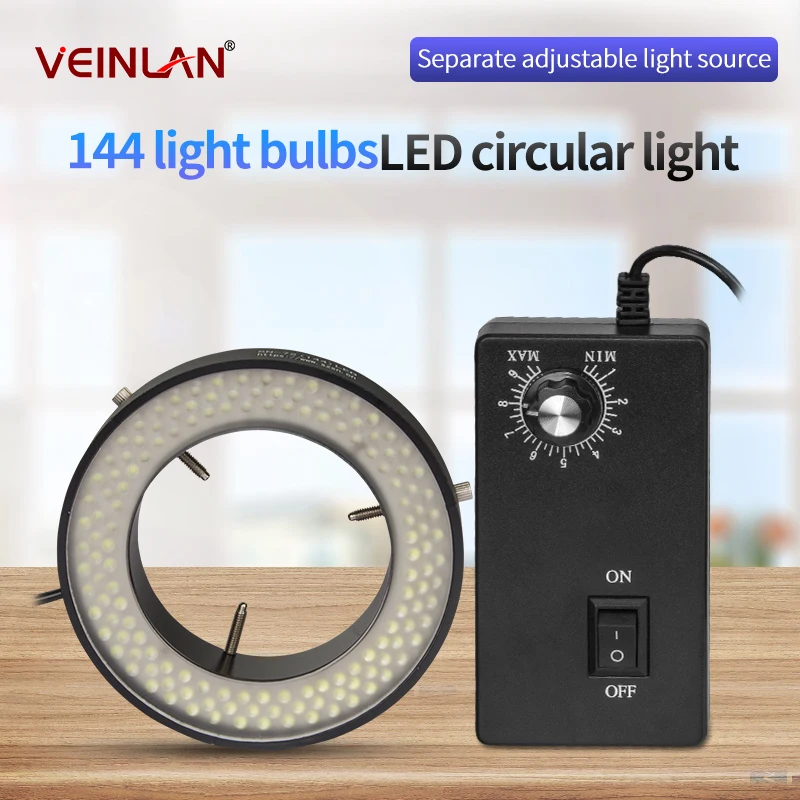 

Microscope Adjustable Led Ring Light, Large Diameter Led Ring Light Source, Frosted Shadowless Ring Light
