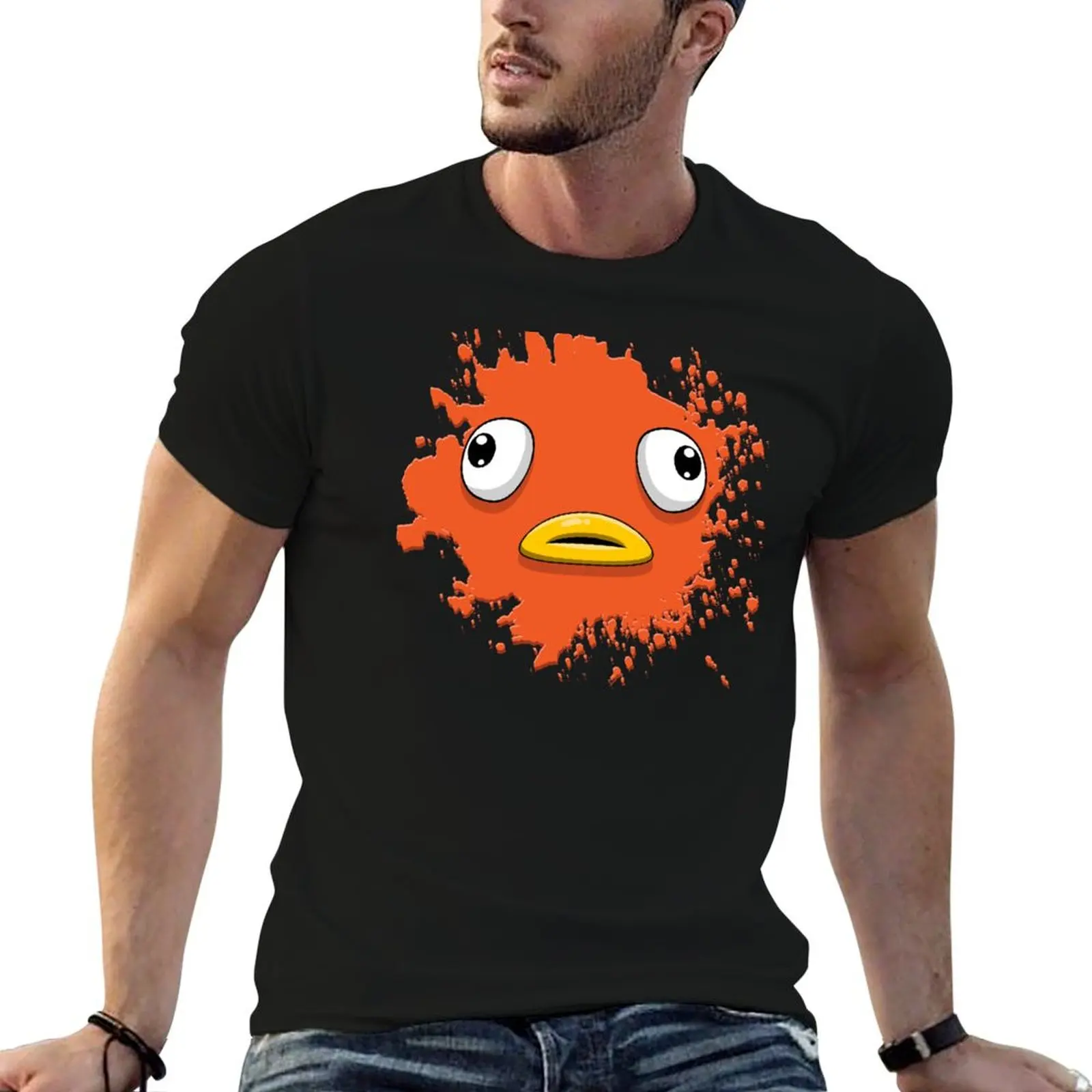 Fishstick Battle Royale Character Cute Head T-Shirt vintage graphic tee boys whites heavyweight t shirts for men