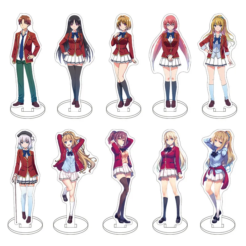 Ayanokouji Kiyotaka Horikita Suzune Sakura Airi Famous Anime Character Acrylic Pendant Accessories HD Pattern Kawaii