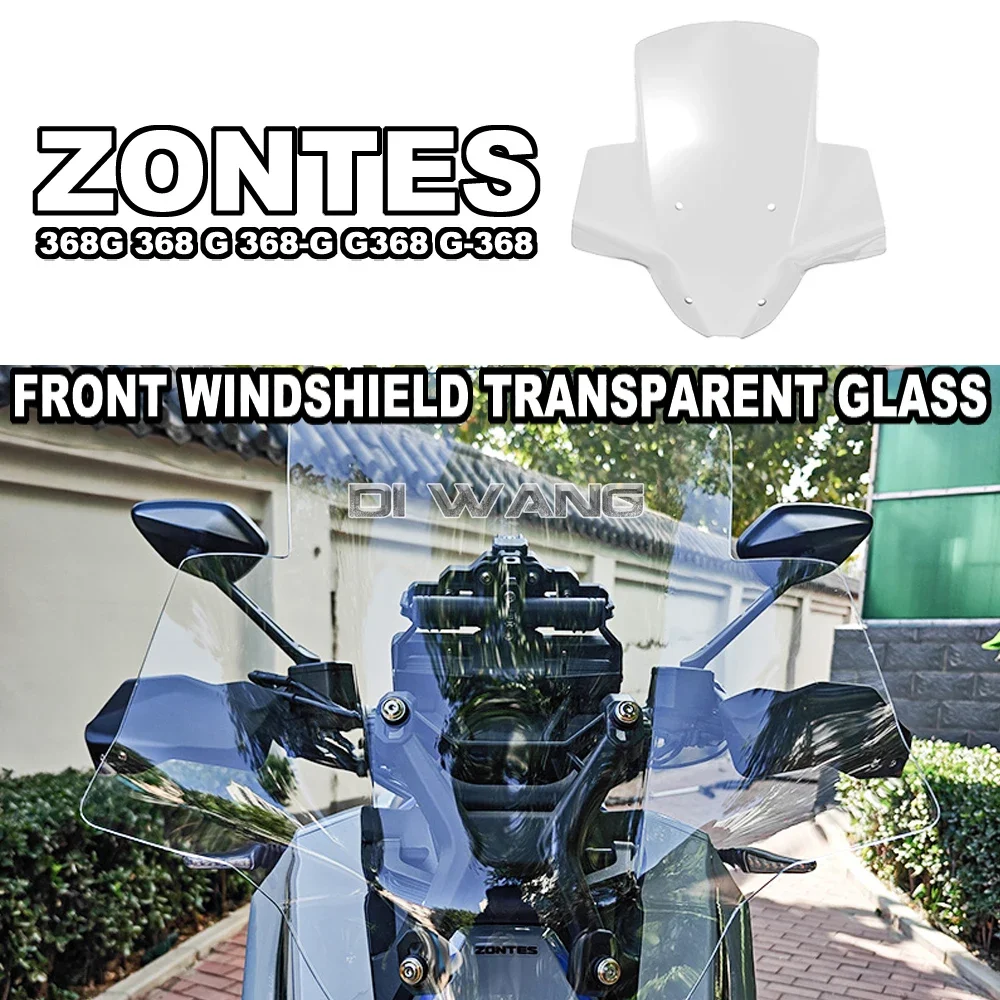 

Motorcycle Front Windshield Modified Model Heightened Transparent Windshield FOR ZONTES 368G 368 G 368-G G368 G-368