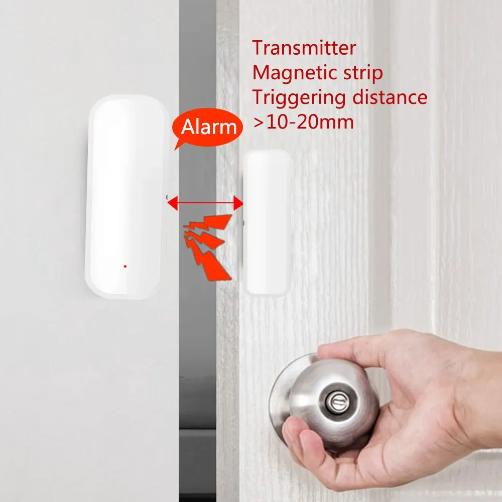 Tuya Smart Door Sensor Zigbee Door Window Open Closed Detector Smart Home Security Alarm System Smart Life APP Control