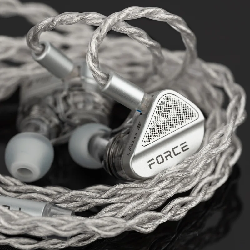 TANCHJIM x Effect Audio--Force 2DD In-ear Monitor Earphone with Interchangeable 3.5+4.4mm & Type-C connectors