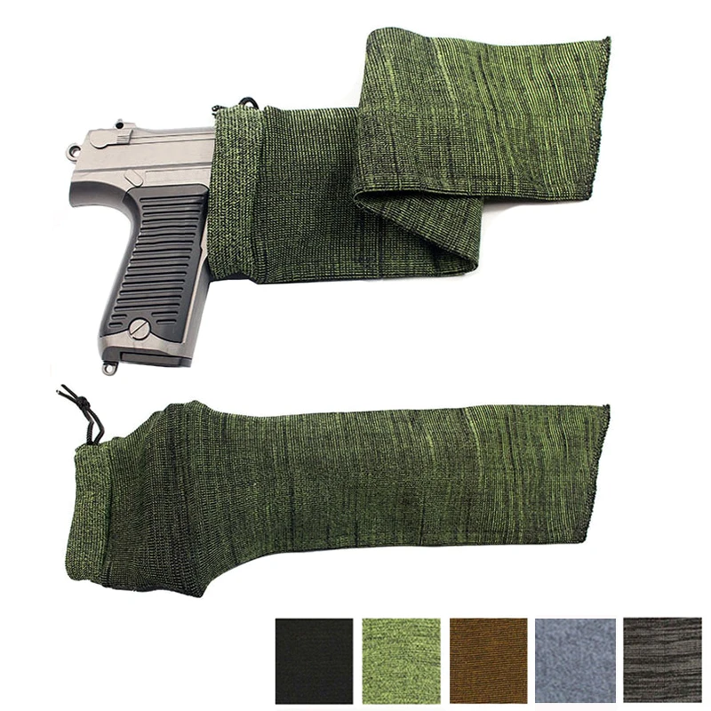 Lightweight Knitting Airsoft Rifle Gun Sock Tactical Gun Holster Storage Sleeve Gun Case Shooting Hunting Protective Bags