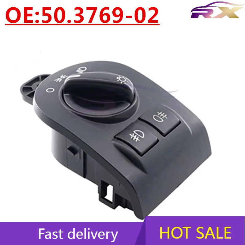 

OEM:50.3769-02 Suitable for Lada LADA automotive headlight fog lamp adjustment switch headlight control combination switch