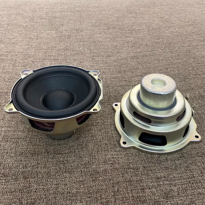 

3.5 inch Portable Woofer Speaker Unit 91mm Mid Bass loudspeaker 4ohm 35W For 2 way Audio diy Long Stroke Rubber Edge Neodymium