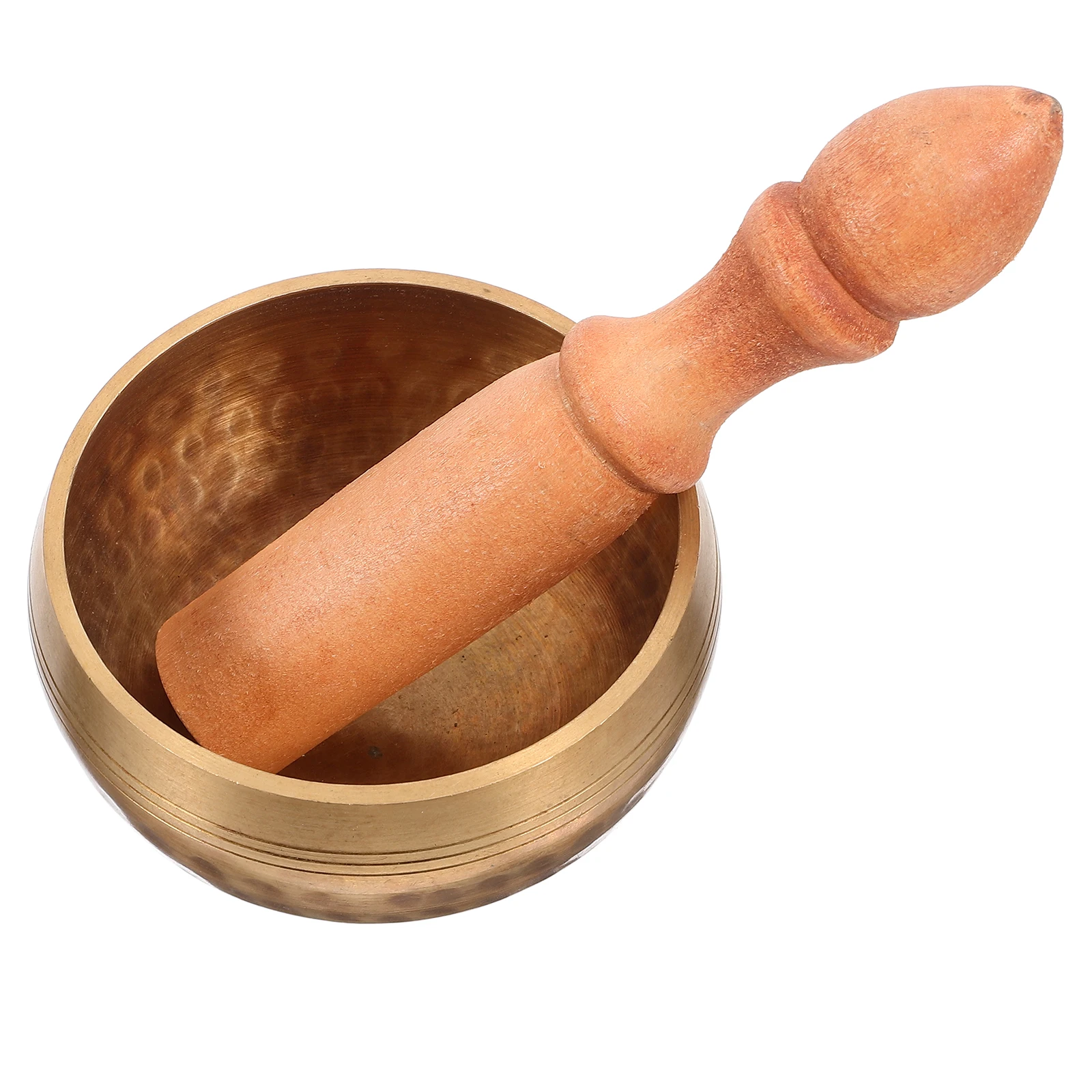 

Nepal Bowl 8.5x8.5x4.5cm Buddhist Meditation Tibetan Singing Bowl Manual Tapping Craft for Relaxation Yoga Craft