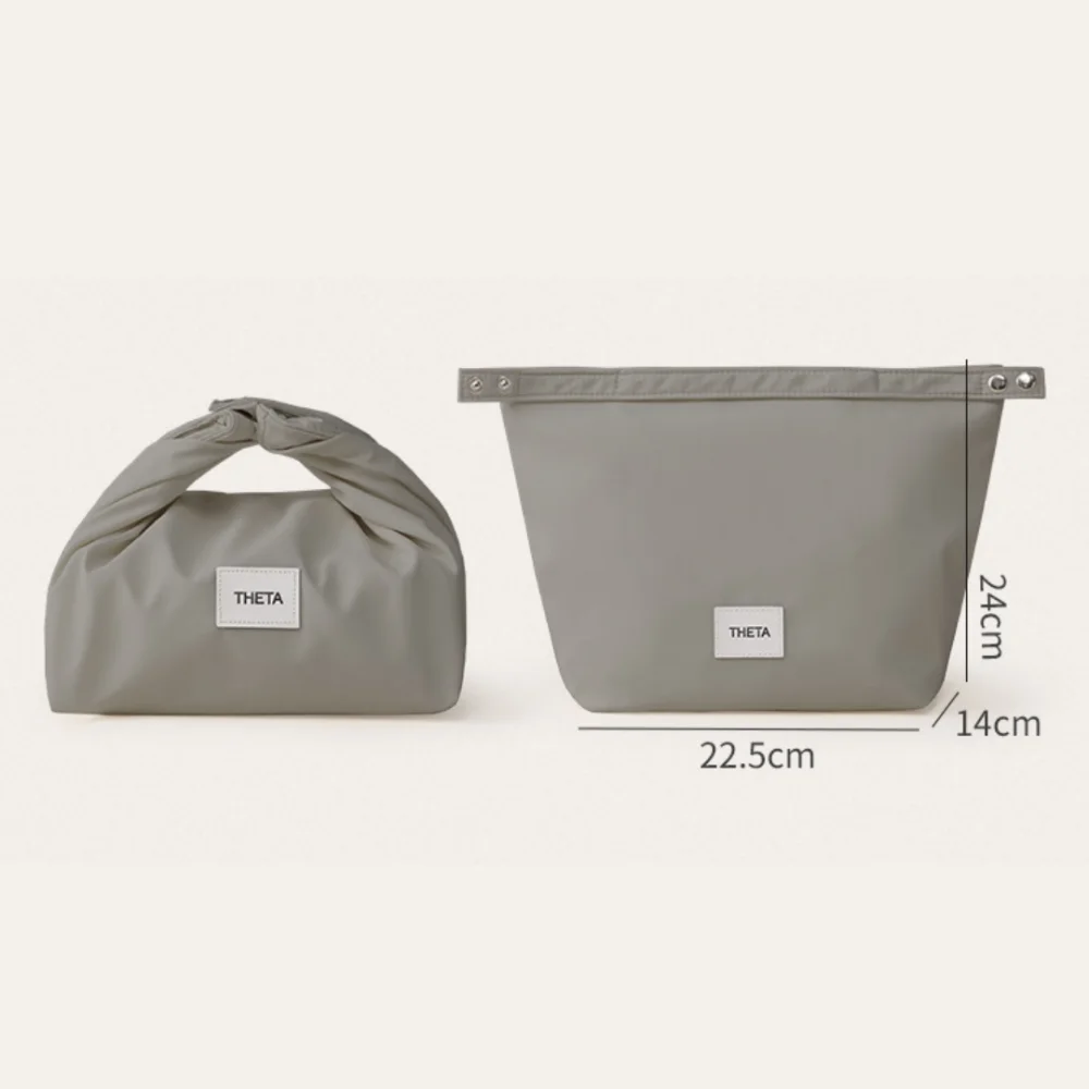 

New Waterproof Lunch Bag Thermal Insulated Large Capacity Tote Cooler Handbag Style Leakproof Food Storage Pouch for Daily Use