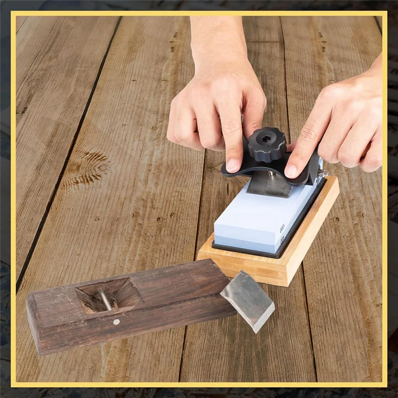 ETRT Woodworking Auxiliary Grinding Tool Positioning Roller Grinding Knife Bracket Suitable For Chisels And Wood Shavings