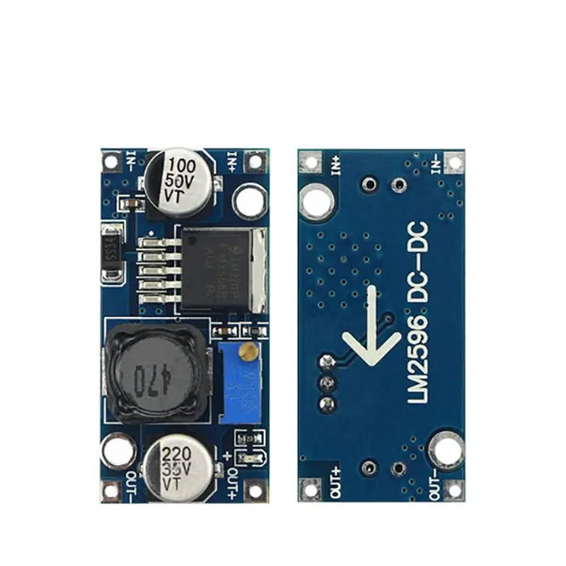 ABYN-LM2596 5Pcs DC To DC Buck Converter Step Down Module 3.0-40V To 1.5-35V For DIY Electronics Projects Power Supply