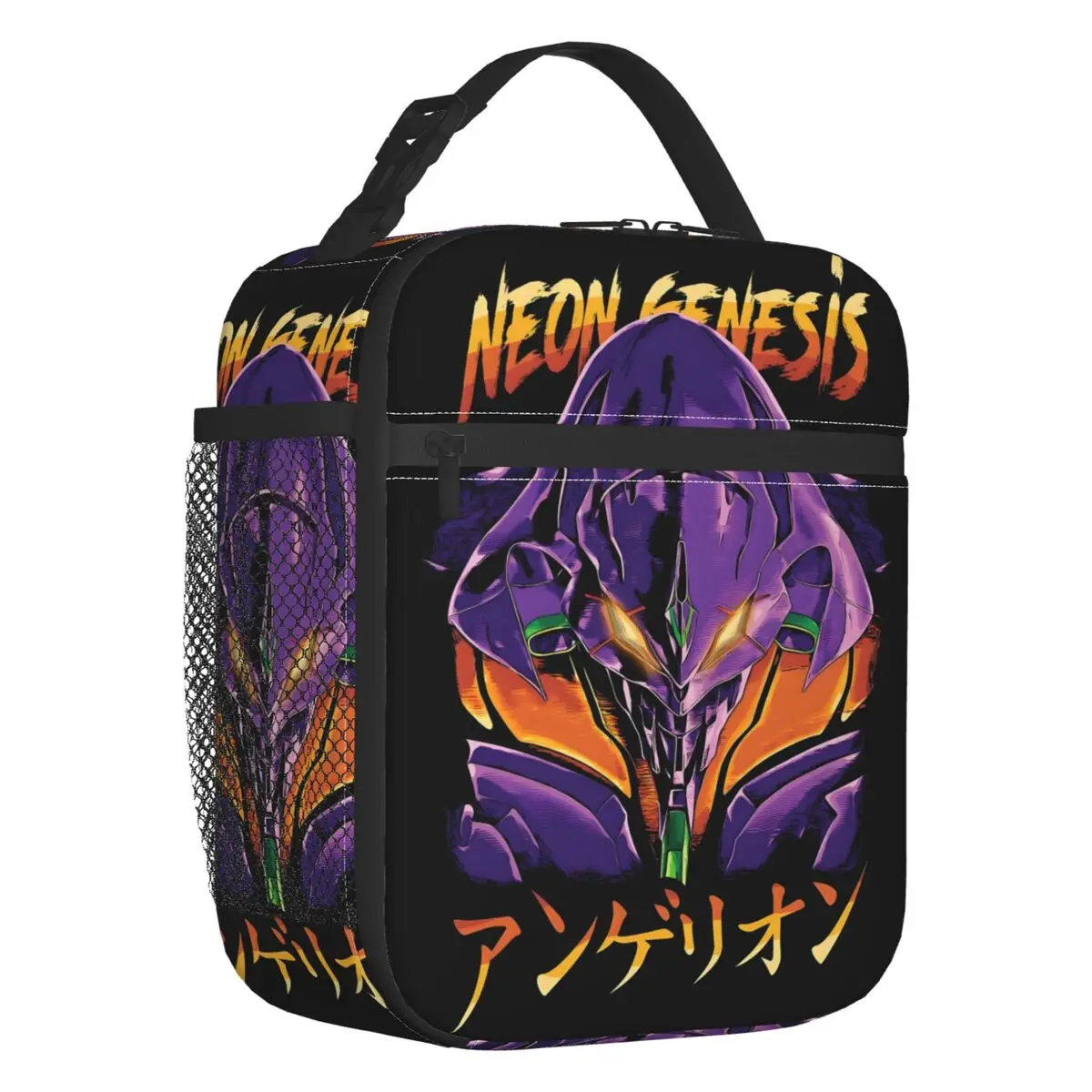 

Custom EVA-Evangelions Resuable Lunch Boxes Unisex Leakproof Mecha Anime Thermal Cooler Food Insulated Lunch Bag Office Work