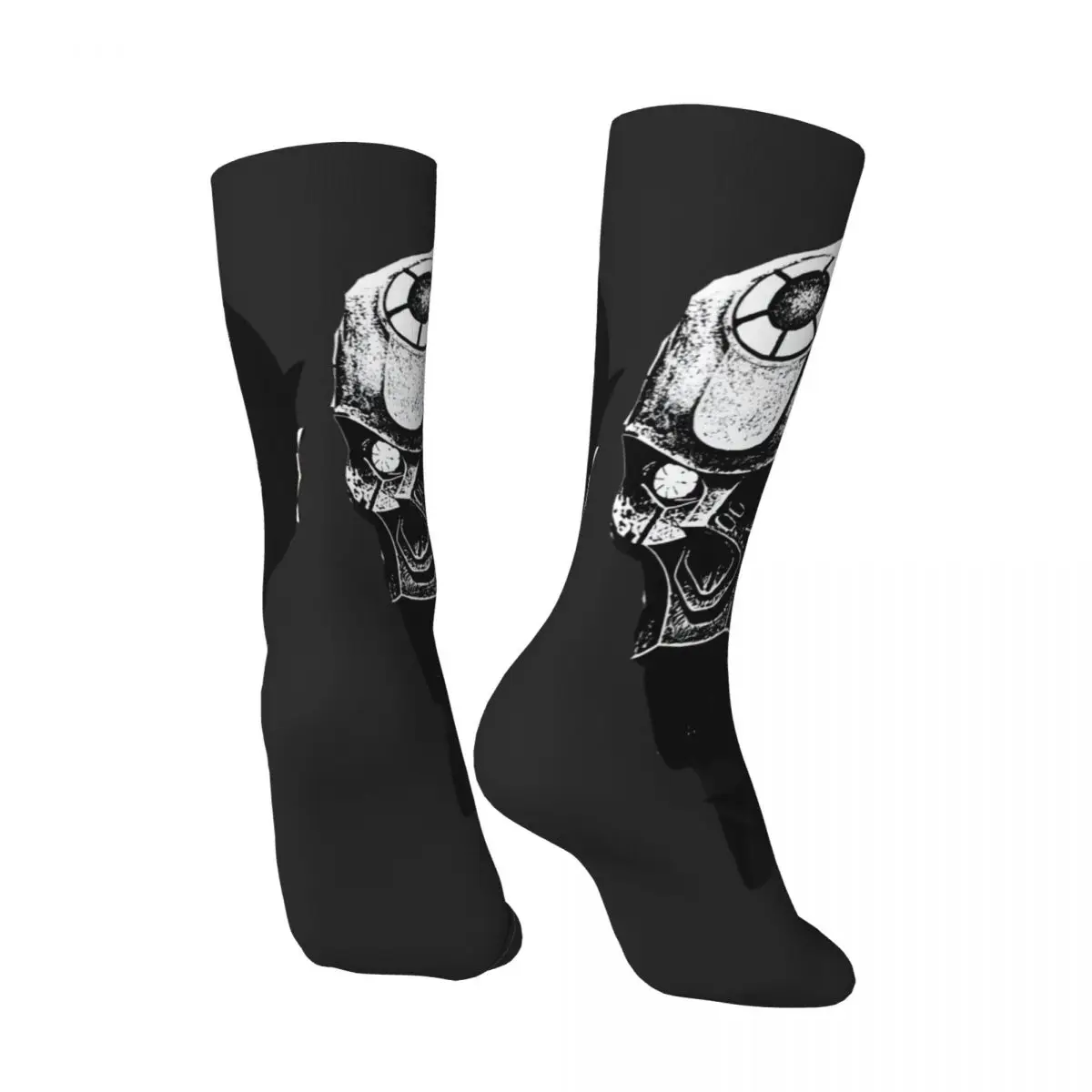 Funny Crazy compression Fabulous Sock for Men Hip Hop Harajuku Apex Legends Happy Seamless Pattern Printed Boys Crew Sock