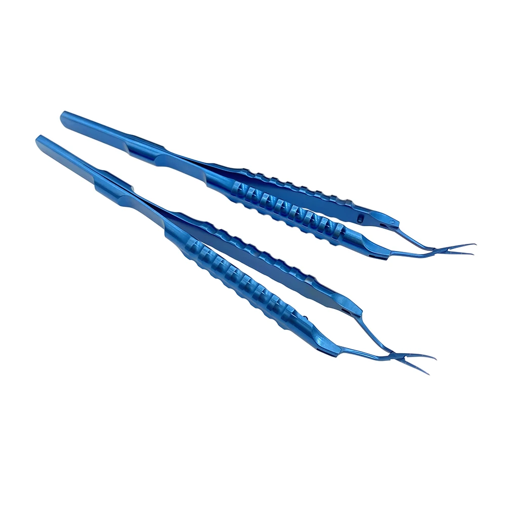 Eye Utrata Style Capsulorhexis Forceps 1.8mm Titanium Ophthalmic Micro Surgery Tweezers