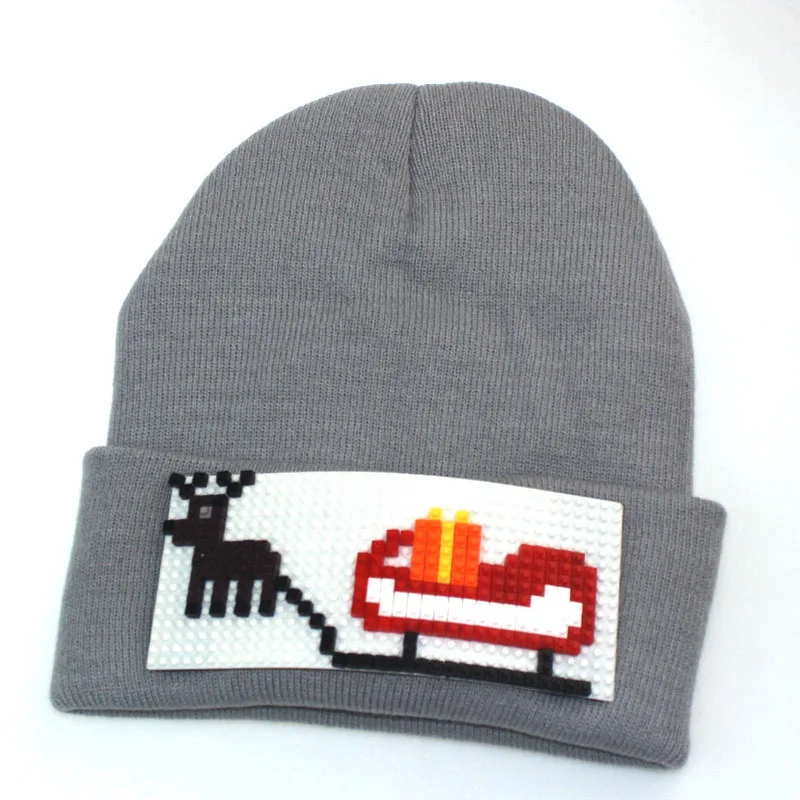 Männer Frauen Jungen Mädchen Baseball mütze Mützen Hysterese DIY Bausteine personal isierte Hut von Pixel Pannel und Krempen – Detail 3