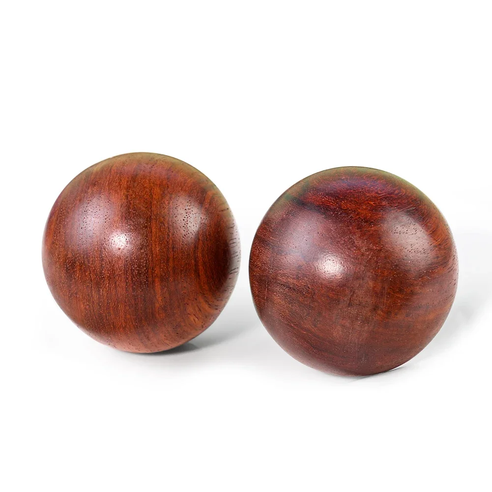 Bola de masaje de madera roja, Bola de Fitness, Yoga, meditación, ejercicio de salud de los dedos, alivio del estrés, terapia de relajación, 1 unidad