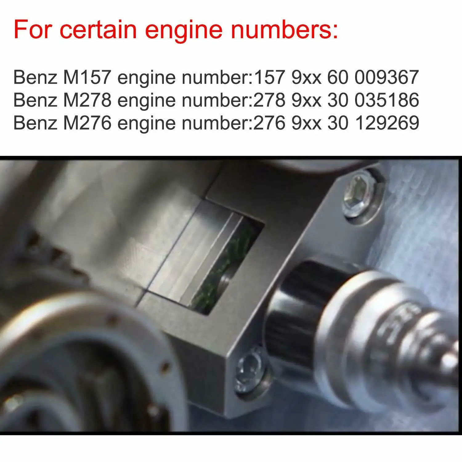 Chuang Qian 6637 Inner Chain Check Valve Press-in Too Installer Tool for Mercedes-Benz M157 M276 M278 Engine JTC-6637 27658900