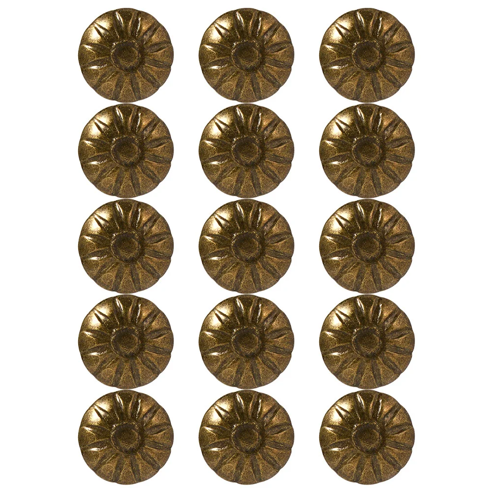 200 Pcs Area Rugs Chrysanthemum Bubble Nail Furniture Nails Pin Upholstery Tacks for Home Decor Coffee Decorative Heads