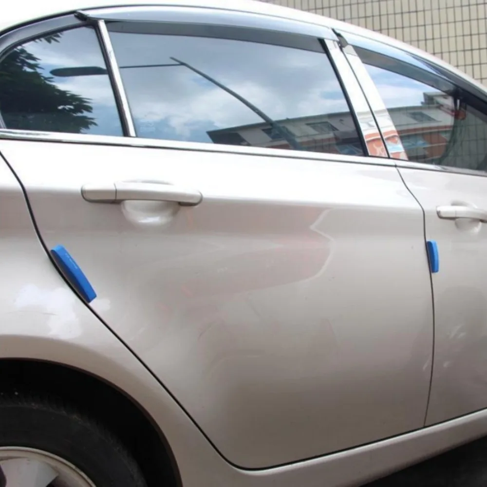 4pcs Car Door EVA Anti-collision and Scratch Resistant Bumper Strip Pasted Edge Car Door To Protect Car Decoration Accessories