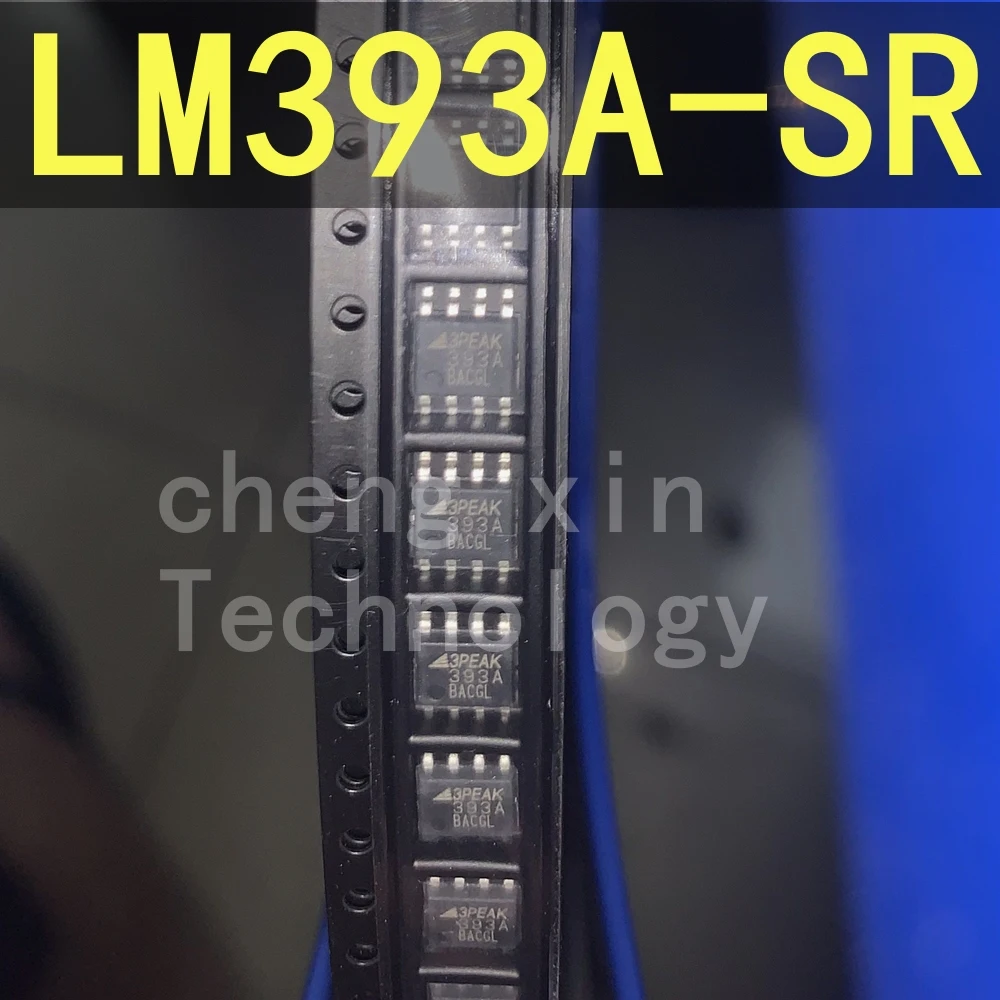 LM393A-SR 20 قطعة 50 قطعة مقارنة SOP-8 LM393A خط عالي السرعة أو أجهزة استقبال الخط الرقمي الاستشعار في الأرض أو خط العرض LM393