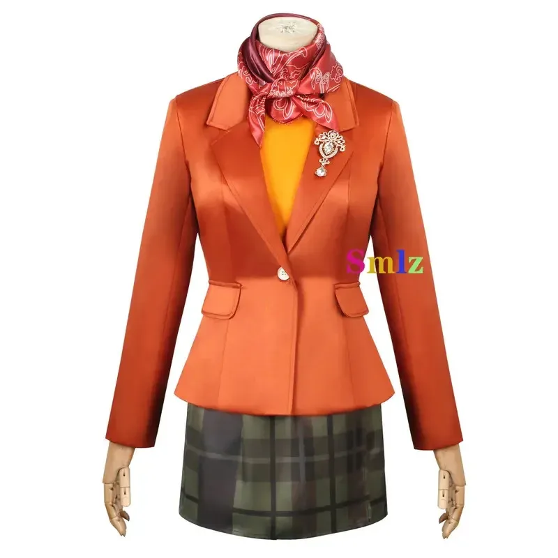 Ashley Anime Graham Evil 4 Cosplay Costume Jacket Dress Women Sweaters Outfits Halloween Carnival Party Suitx;4'b,5;y,8 view 2
