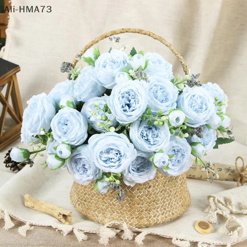 

1 Bouquet of Artificial Fake Flowers for Vases 32cm long Flowers for Wedding Party Home Garden Decoration Accessories