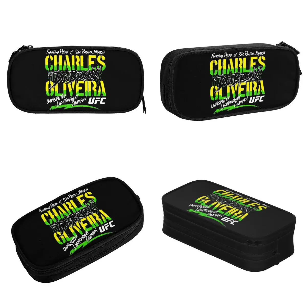 Charles Oliveira Lightweight DO BRONX Pencil Case New Pen Bags for Student Big Capacity School Supplies Gift Pencilcases