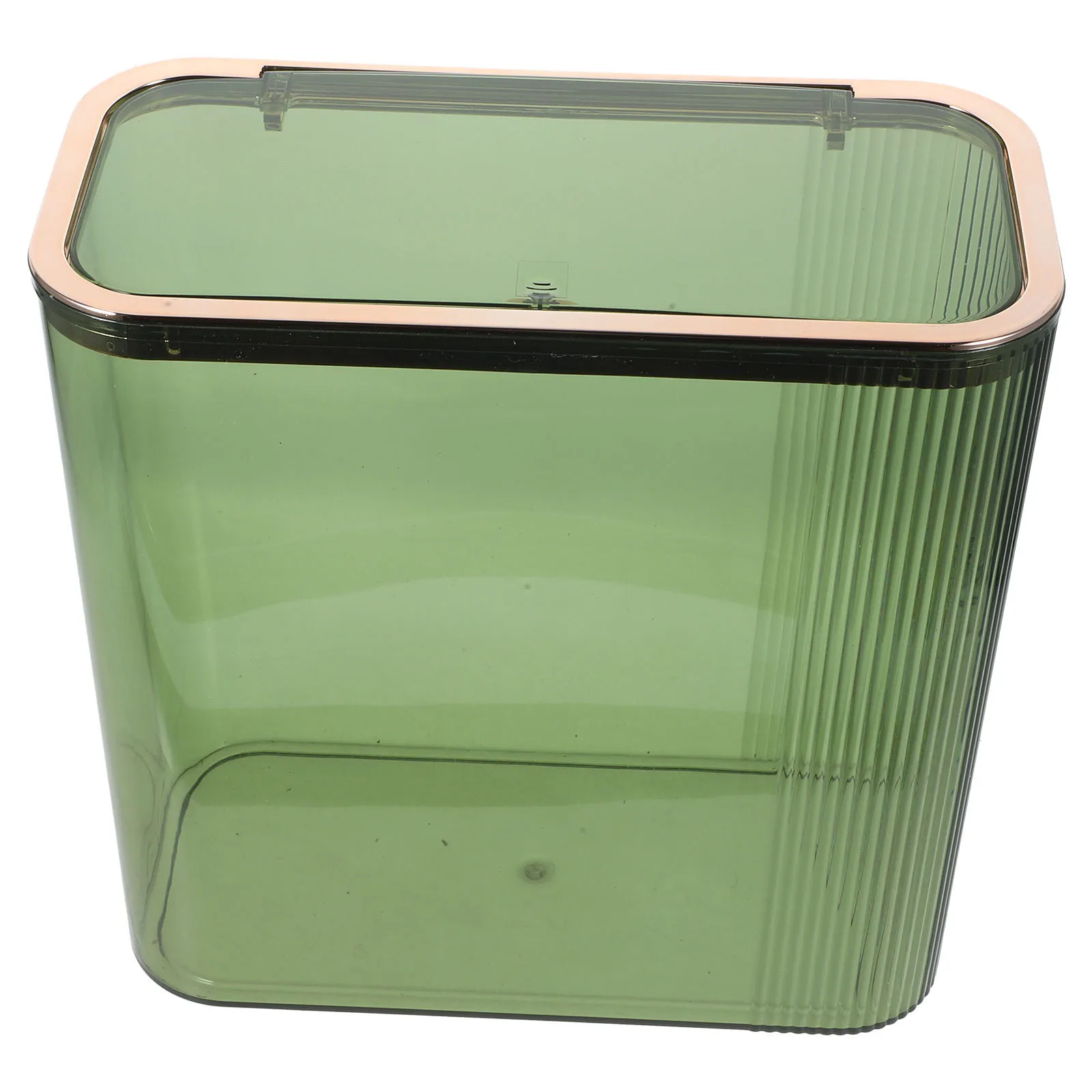 

Trash Can Flip Lid Pet Material Stylish Kitchen Bathroom Living Room Bedroom Waste Bin Household Garbage