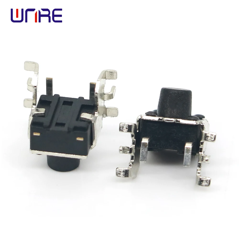Tact Switch 6*6*6.5mm With Support Holder 6 Pin SMT Micro Switch 6X6 Series Tactile Push Button Switch
