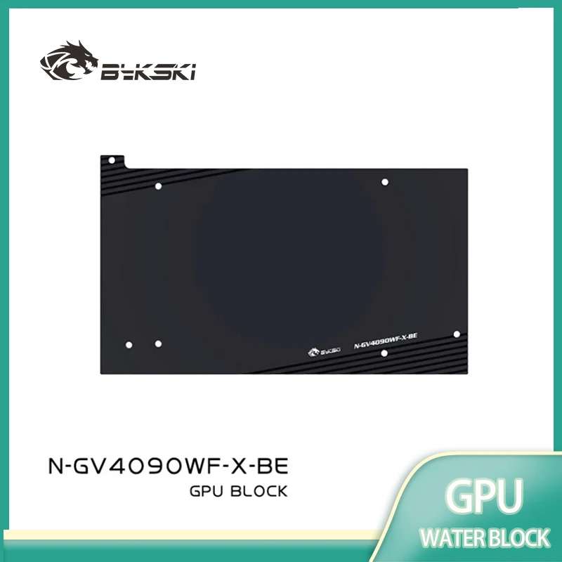 Bykski  Water Block for GIGABYTE GeForce RTX4090 WINDFORCE 24G GPU Card /T2 Red Copper Material/ Dense Waterways N-GV4090WF-X