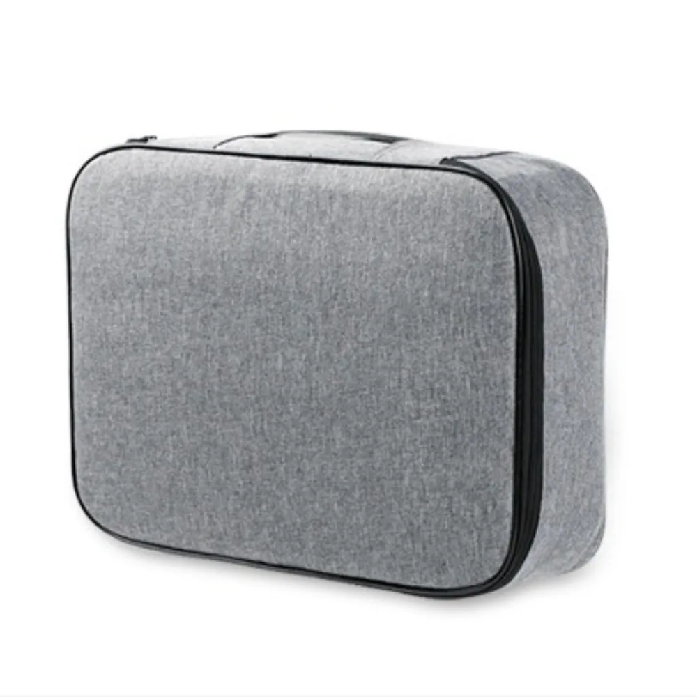 Abschließbare Dokumentenaufbewahrungstasche mit großer Kapazität, tragbar, langlebig, mehrschichtig, Familiendokumententasche, wasserabweisende Tragetasche