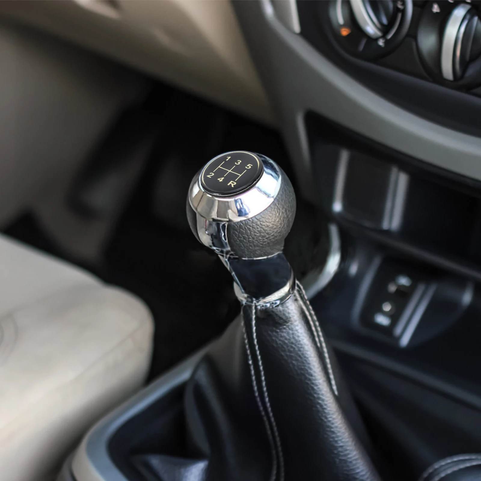 

Universal Car Gear Shift Sticker Manual Transmission Interior Decorative Replacement Part Durable Epoxy Scratch Resistant