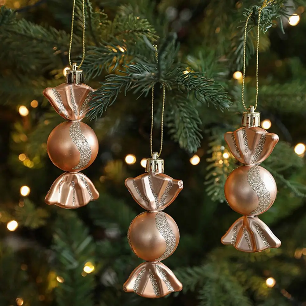 

Champagne Christmas Hanging Decoration Gift Pinecone Bell Dinosaur Soldier Candy Christmas Tree Ornament Craft Festival Favors