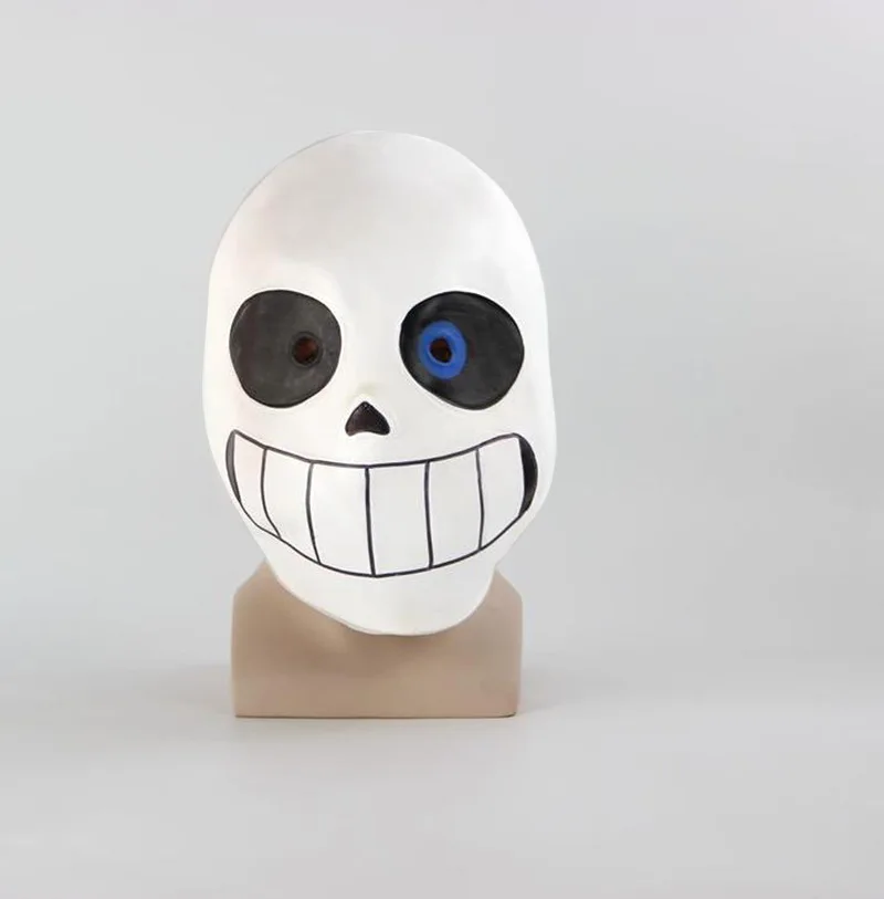 Undertale Sans-Costume de Cosplay pour Homme, Sweat à Capuche avec Fermeture Éclair, Masque de Crâne, Vêtements d'Halloween