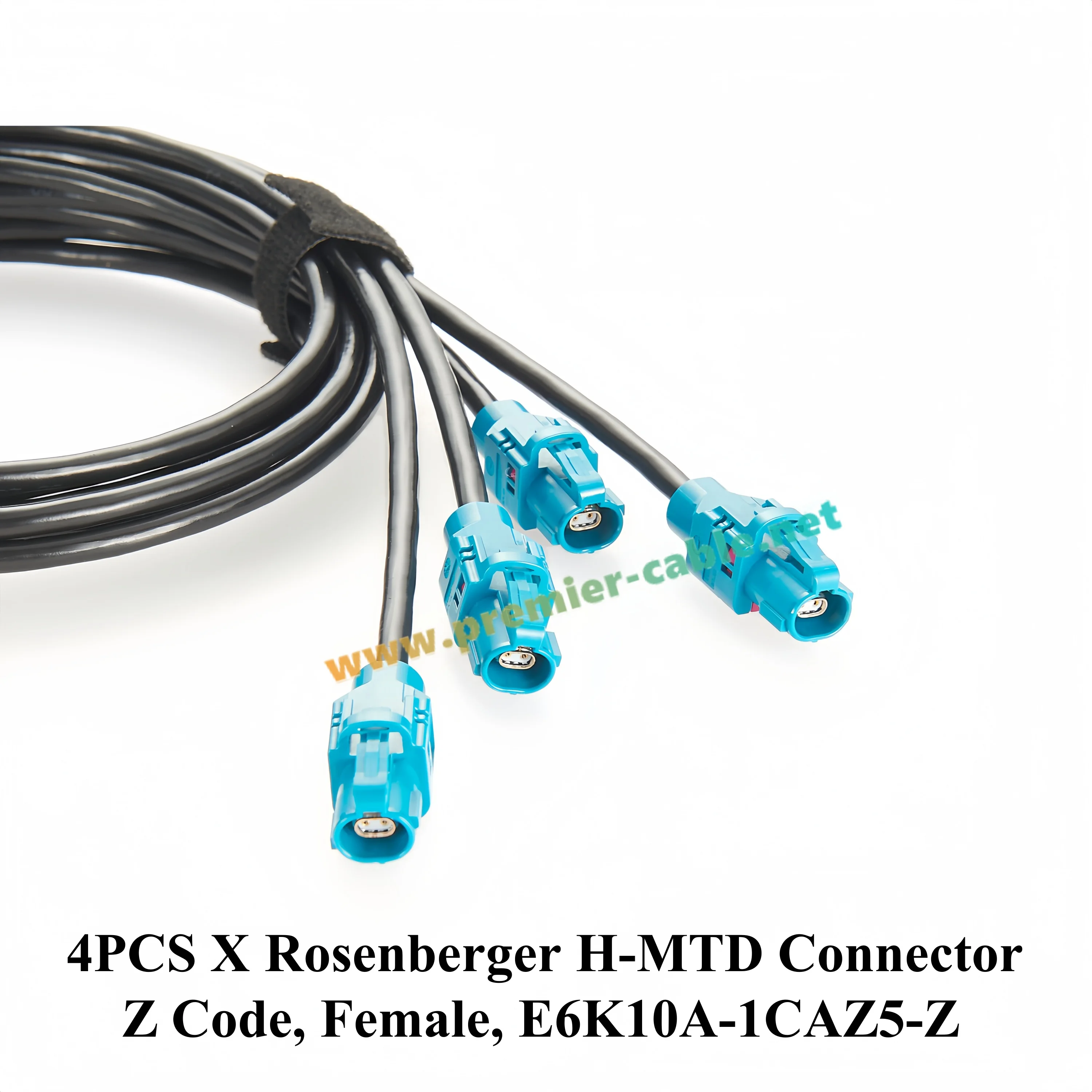 Quad Rosenberger H-MTD Automotive Ethernet Splitterkabel 10Gbps E6K10D-1CAZ5-Z zu E6K10A-1CAZ5-Z für NVIDIA AGX Thor, Robotaxi – Detail 3