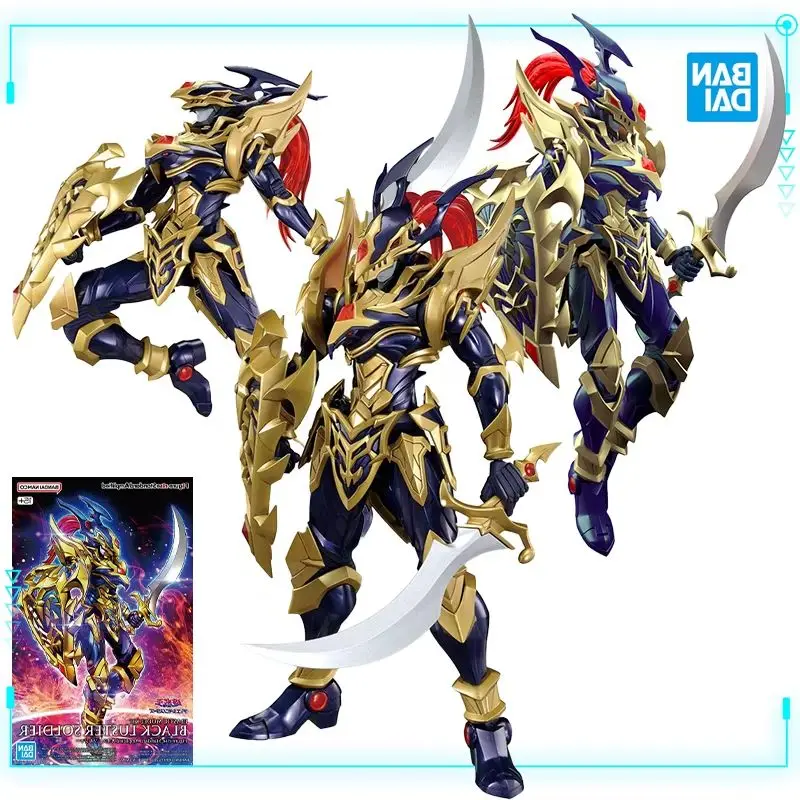 

Bandai Original Genuine Yu Gi Oh Duel Monsters Black Luster Soldier Figure-rise Standard Amplified Model Toy Action Figures Gift