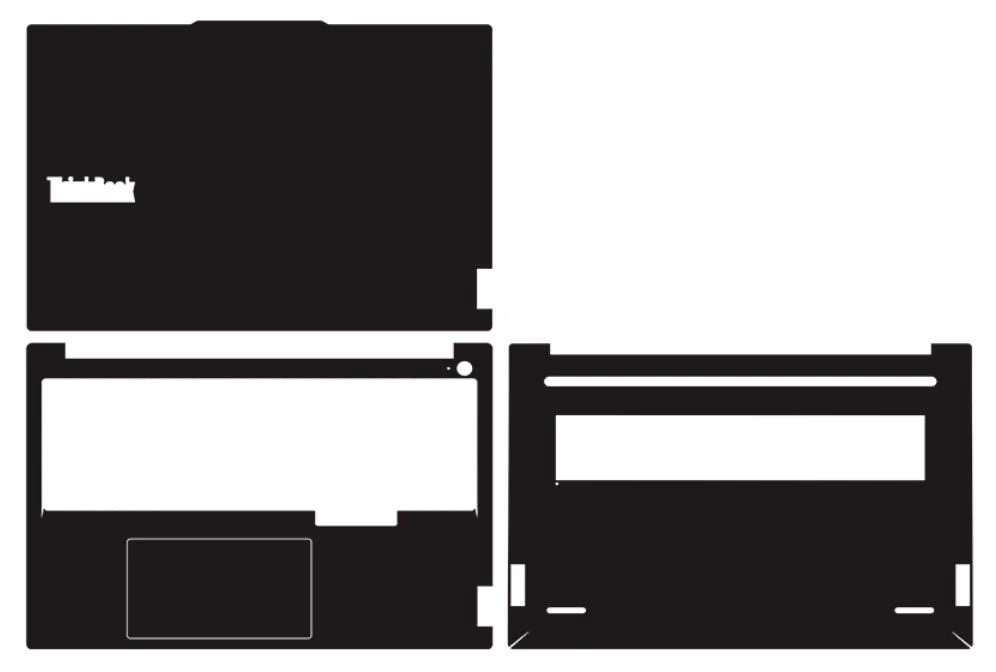 

Предварительно вырезанная прозрачная матовая виниловая наклейка на кожу для ThinkBook 16 G7 QOY Gen 2024 года