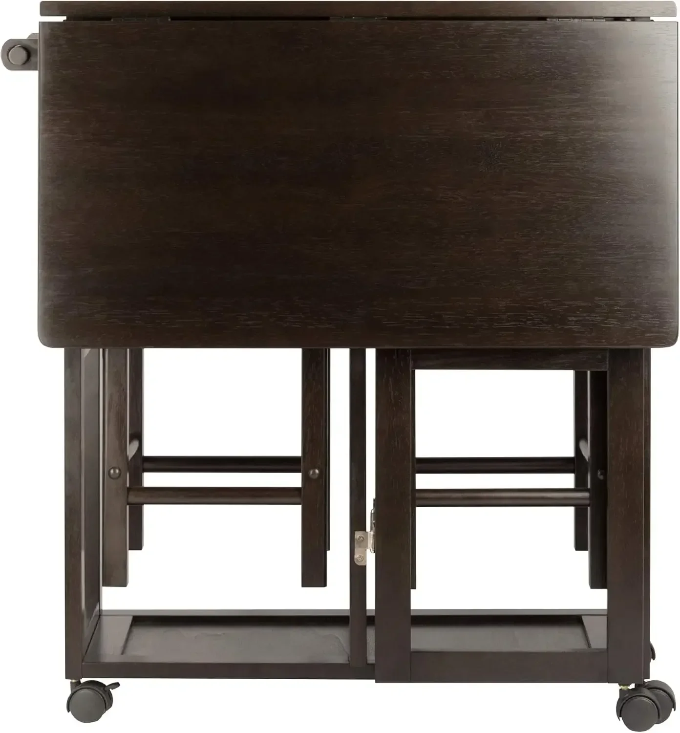 Suzanne 3-PC Set Space Saver Kitchen, Coffee Finish, 29.61x29.13x32.76