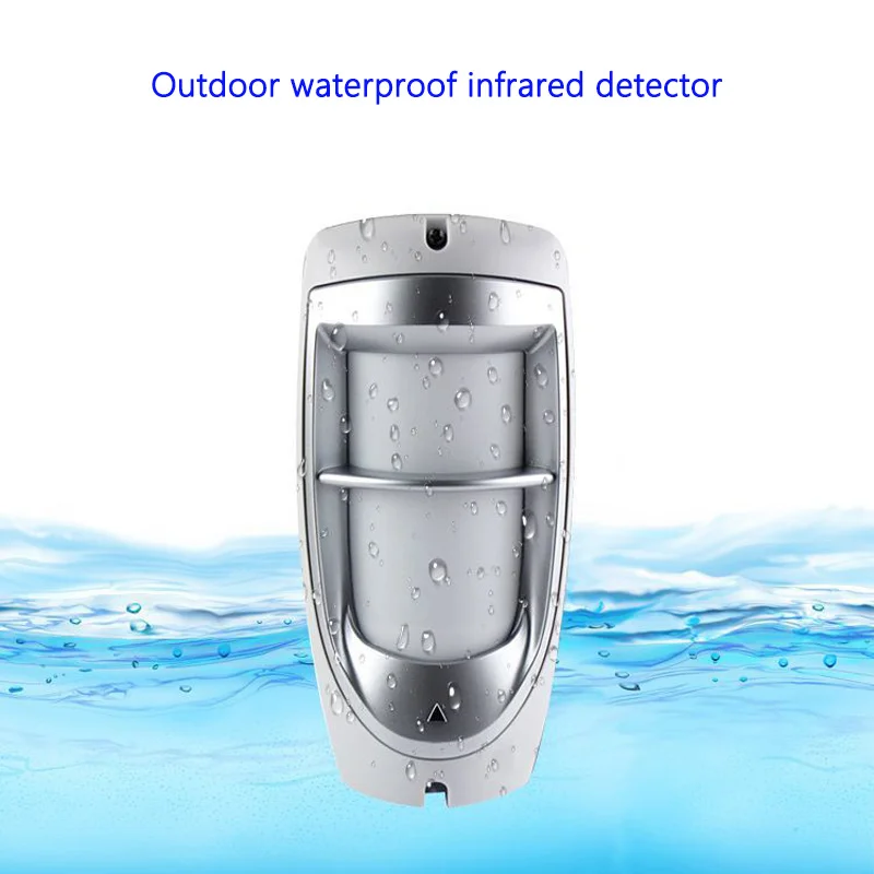 Intelligent Wall Mount Waterproof Infrared Detector Outdoor Wired Anti Pet Human Body Sensing Mobile Detection Alarm